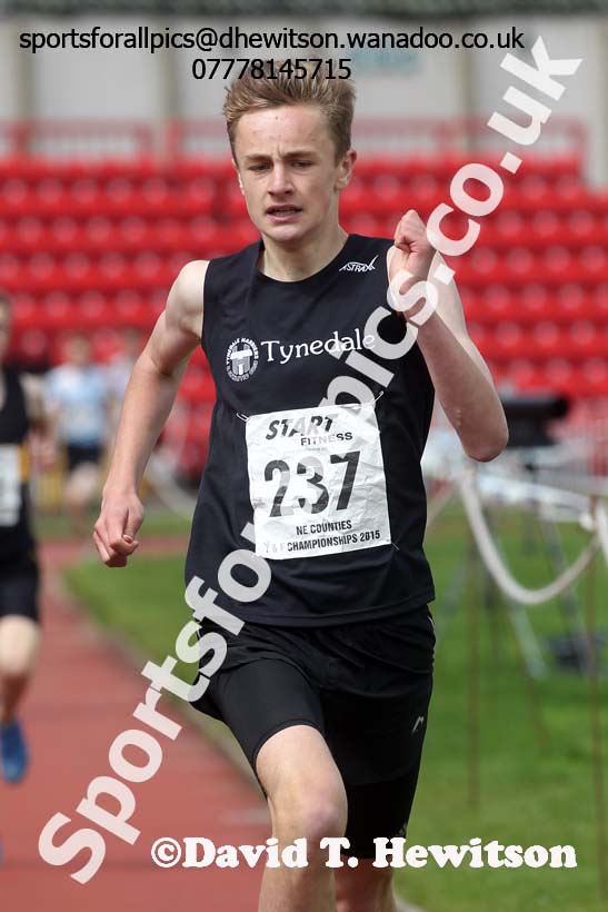 Boys under-15s, North East Track and Field Champs., Gateshead. Photo: David T. Hewitson/Sports for All Pics